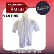 VENTINE Brand Men’s Slim Fit Short Sleeve Casual Shirt ( F-628 (P))