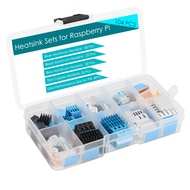 100 Pcs Raspberry Pi 4 Heatsink, MazerPi Raspberry Pi Heatsink Set Aluminum Heatsink with 3M 8810 Th