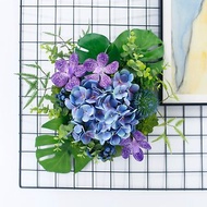 藍繡球萬代蘭植生框/擬真花/壁掛/桌面裝飾/電箱佈置/居家佈置