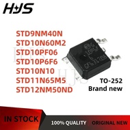 5Pcs STD11N65M5 STD10N60M2 STD10PF06 STD10P6F6 STD12NM50ND STD10N10 STD9NM40N TO-252 MOSFET tube NEW