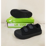 [JL-22] LINE SEVEN Kasut Sekolah Budak (Hitam) | Line Seven Kid's School Shoes (Black)