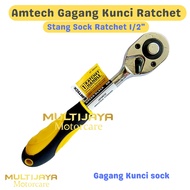 Motorxcare AMTECH AMTECH Ratchet Sock Lock Handle - 1/2 Inch Automatic Rachet