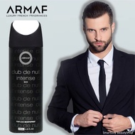 Armaf Club De Nuit Intense Man Perfume Body Spray 200ml สเปรย์น้ำหอมระงับกลิ่นกายกลิ่นหอมสุดพิเศษสำห