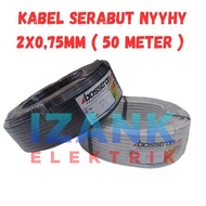 BOSSTRON NYYHY Electrical Cable NYYHYO/ HYO Stranded 2 X 0.75/ 2x0.75/ 2 x 0.75/ 2x0.75 mm2/ 50M Len