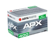 ฟิล์มขาวดำ AGFA APX 400 35mm 135-36 Black and White Film Agfaphoto ฟิล์ม 135 ฟิล์มถ่ายรูป