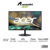 Acer SA322QA | SA322Q A 31.5" IPS 75Hz Ultra Slim Monitor (VGA/ HDMI) Free-Sync