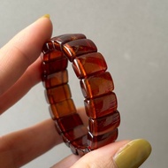 優質天然 l 橙 紅 石榴 手排 水晶 礦石 無優化無染色 一物一圖