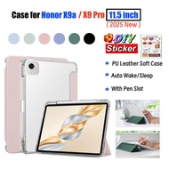 Case HONOR Pad X9a 11.5 inch 2025 Flip Casing Honor Pad X9a / X9 Pro 11.5" Soft Case Auto Wake/Sleep