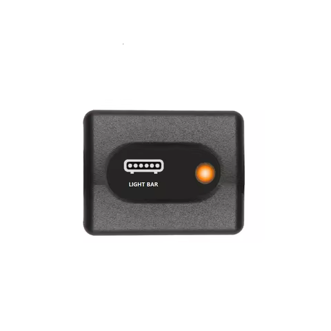 12V 3A Push button switch Amber/Green LIGHT BAR ICON ON/OFF Switch for Defender TD5 / PUMA TDCi Free