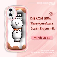 Jasouwe Infinix Hot 8 9 Pro 10 11 12 30 Play 11s NFC 12i Phone Case BT21 Baby BTS RJ 3D Colorful Wav