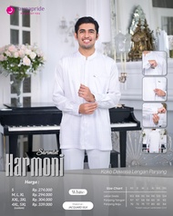 Raunapride - Baju Keluarga Muslim - Baju Couple - Sarimbit Harmoni White