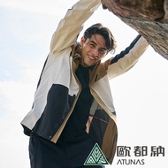 [ATUNAS ATUNAS] Men's Waterproof 2IN1+Down Two-Piece Jacket Brown Yellow/Mika Breathable/Warm A1GA25