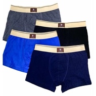 4 Pcs Cotton Boxer, Creambelt boxer for mens,Elastic boxer, Murang boxer panlalaki,Men's Boxer brief