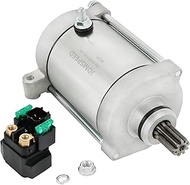 RALBDX Starter & Relay Compatible with 2007 2008 Yamaha Grizzly 700 YFM7FG Replace # 1S3-81890-00-00