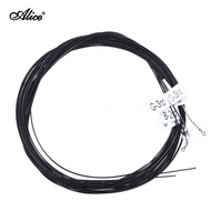 freewalker-Alice AC136BK-H Black Nylon Classical Guitar Strings 6pcs/set (.0285-.044) Hard Tension w