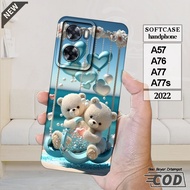 OPPO A57 Case -OPPO A76 -OPPO A77 -OPPO A77s _Cool, flexible, elastic, black silicone casing