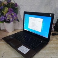 Laptop asus k43SJ Core i5 2410m @2.3 ghz Ram 4gb ddr 3 Hdd 320gb Vga Nvidia Geforce gt 520m Batrai 1.5jam Kondisi bekas normal dan bergaransi 1 mgg