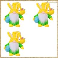 [K O G X] 3X Cute Easter Gnome Gift, LED Light Up Gnome Lamp with Hat, Gnome Indoor Decorations for 