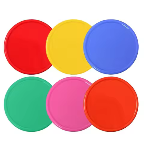 50Pcs/set Colored plastic coin blank, integral coin reward coin, no face value chip coin, token exch