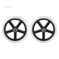 2PCS 200mm Rubber Small Non Marking Wheelchair Wheel Accessories