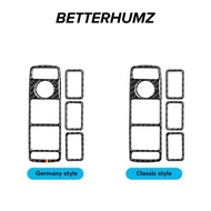 Carbon Fiber For Mercedes Benz W204 W176 W212 W246 CLA GLA ML GLE Window Lifter Panel Trim Stickers 