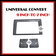 Universal Convert 9" To 7" Android Double Din Player Casing 9 Inch To 7 Inch