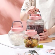 Glass Pickle Jar Sealed Jar with Lid Pickle Jar Household Thickened Pickle Jar Food Grain Storage Ja