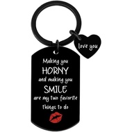 Sexy Gifts for Him Her Vday Gifts Keychain for Boyfriend Husband Wife Girlfriend Christmas Birthday 