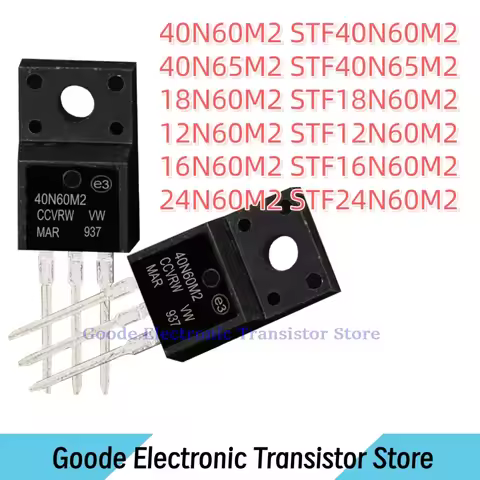 10PCS 40N60M2 STF40N60M2 40N65M2 STF40N65M2 18N60M2 STF18N60M2 12N60M2 STF12N60M2 16N60M2 STF16N60M2