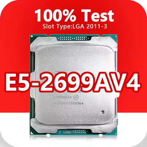 Xeon E5-2699AV4 CPU 14nm 22 Cores 44 Threads 2.4GHz 55MB 145W processor LGA2011-3 for X99 motherboar