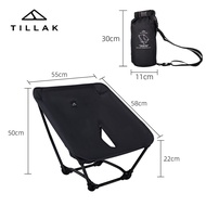 Moon Chair TILLAK Light Weight Folding Four Legged Chair for Camping Hiking Outdoor Leisure Furnitur