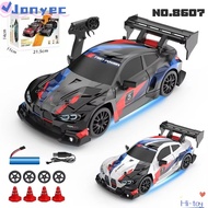 JONY1EC RC Stunt Car, 2.4G Radio 1:24 RC Drift Car, Creative with LED Light 4WD High Speed Vehicle M