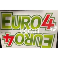 Euro4, Euro 4 Stamps. Sticker for Euro 4 Truck. Suzuki Truck Sticker