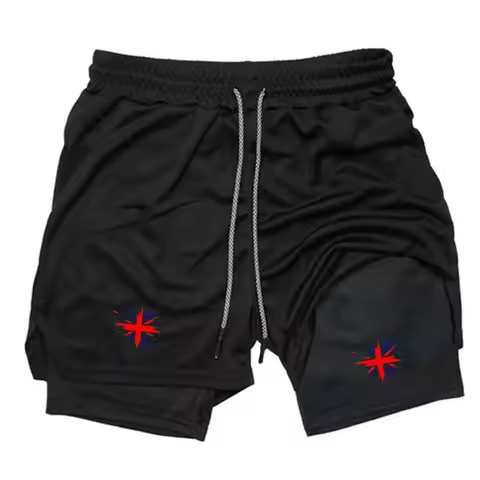 Stylish Workout Running Shorts for Men Gym Athletic Breathable Shorts Summer Casual Shorts with Pock