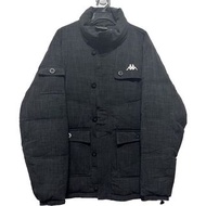 kappa 設計款 羽絨外套 背靠背 螺紋袖 厚外套 加厚 保暖 登山 戶外 羽毛 夾克