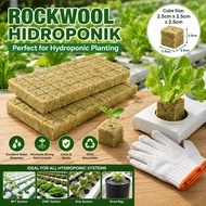 Agricultural rockwool seedling blocks for soilless cultivation Environmentally friendly cultivation 