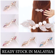 Korean Ladies Modern and Elegant Butterfly Peals Design Hairclips Girls Hairpins Pin Rambut