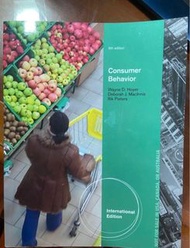 八成新 Consumer Behavior 消費者心理行為/大學原文書/行銷心理