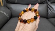 緬甸琥珀根珀手鏈13mm