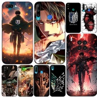 Case For Huawei Y6 Pro 2019 Y6S Y8S Y5 Prime Lite 2018 Phone Cover Cartoon Attack on Titan