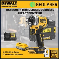 Dewalt 20V Max XR DCF860E1T-B1 BRUSHLESS CORDLESS 3-SPEED HIGH TORQUE IMPACT DRIVER KIT (DCF860) WIT