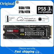 Original 1080 Pro SSD 4TB M. 2 SSD PCIE4.0 NVME/ NGFF ssd 1tb 2tb Hard Drive Internal Hard Disk 8tb For Ps5/Laptopp/Desktop/