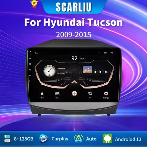 SCARLIU for Hyundai Tucson 2 LM IX35 2009-2015 Multimedia Video Player GPS Navigaion RDS Stereo Scre