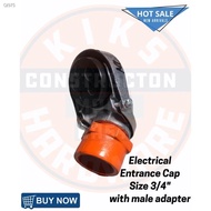 ❁◆♝Electrical Entrance Cap 3/4 with male adapter
