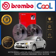 MITSUBISHI LANCER CS3A (276MM & 262MM) 2004-2007 FRONT   DISC BRAKE ROTOR   BREMBO