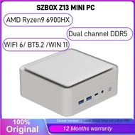 SZBOX Z13 AMD Ryzen5-6600H/ Intel i7-13620H Radeon GPU DDR5 M.2 2280 PCIE NVME SSD Gaming MINI PC