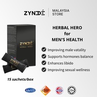 Zynde Herbal Hero Men Vitality Supplement 男性保健品 | 增强活力 男性荷尔蒙 | Boost Men Power with Tongkat 4li and 