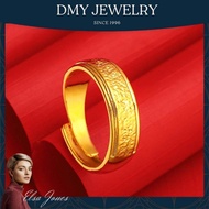 DMY Jewelry Gold 916 Original Malaysia/Cincin Couple 1 Set/Frosted Couple Ring Adjustable/Cincin Bud