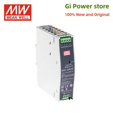 DDR-120A/120B/120C/120D MW DIN Rail Type DC-DC Converter DDR-120A-48/24/12 DDR-120B-12/24/48 DDR-120