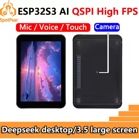 DeepSeek AI Voice Chat Robot BOX ESP32-S3 3.5 inch QSPI LCD N16R8 Touchscreen Display 6-Axis /Camera